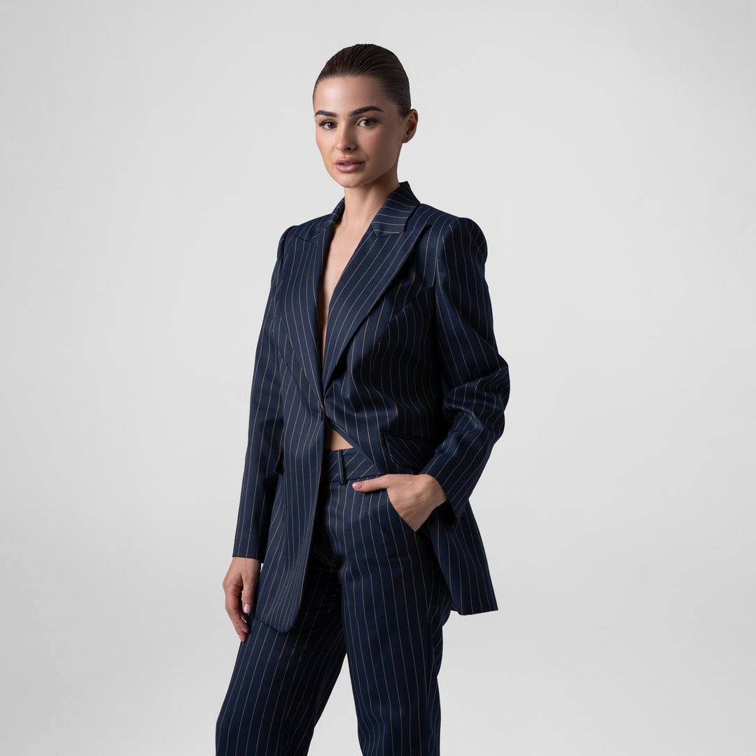 The Riviera Stripe Suit