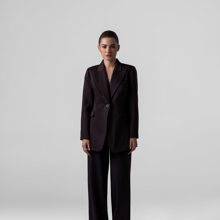 BASIC BROWN SUIT SET