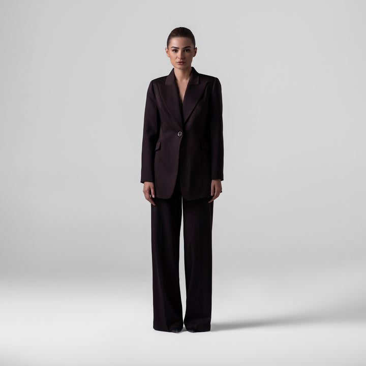 BASIC BROWN SUIT SET