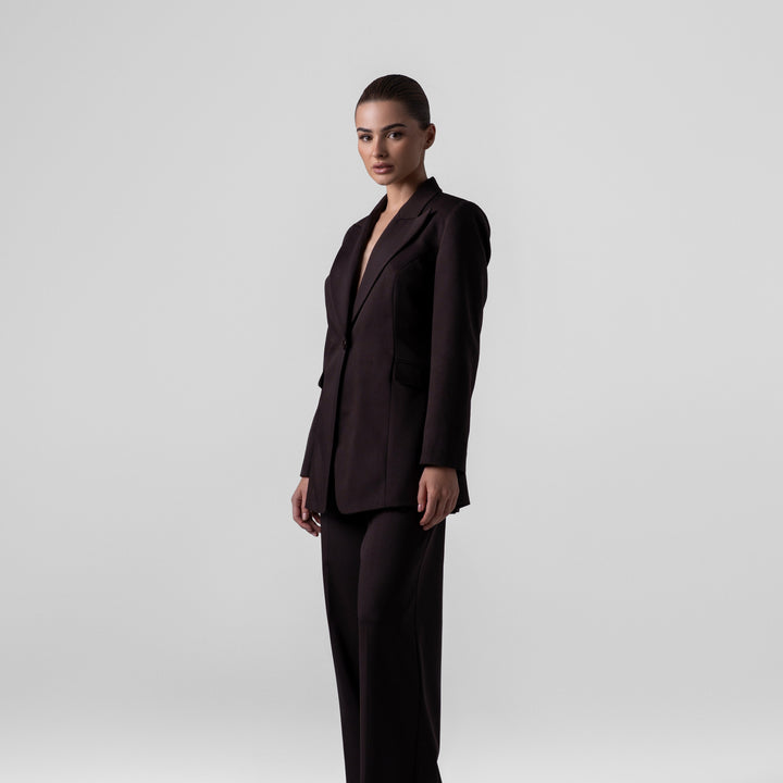 BASIC BROWN SUIT SET