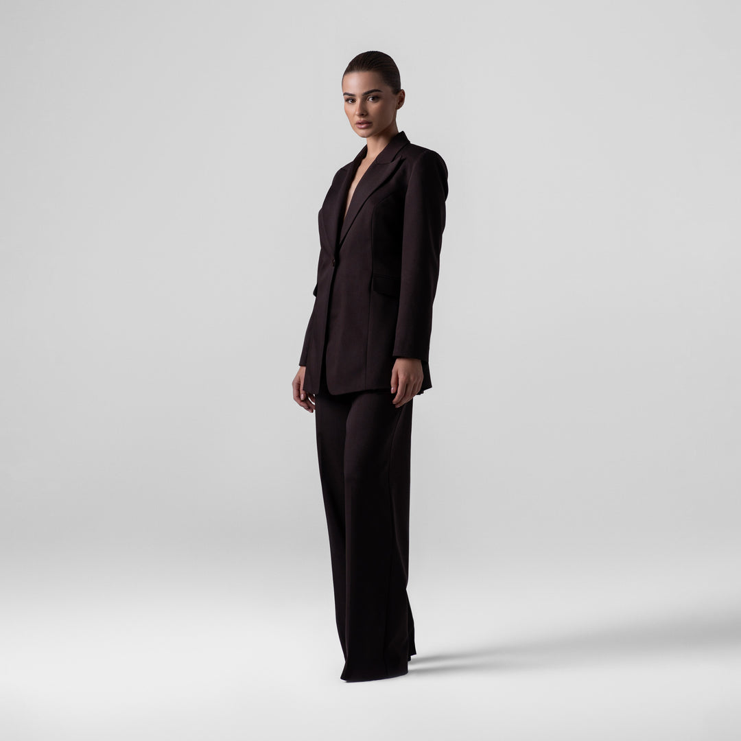 BASIC BROWN SUIT SET