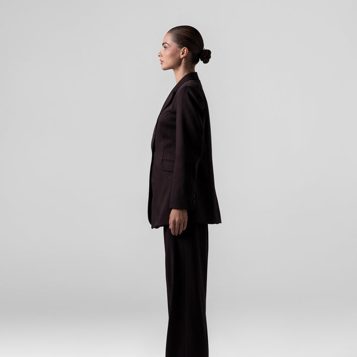 BASIC BROWN SUIT SET