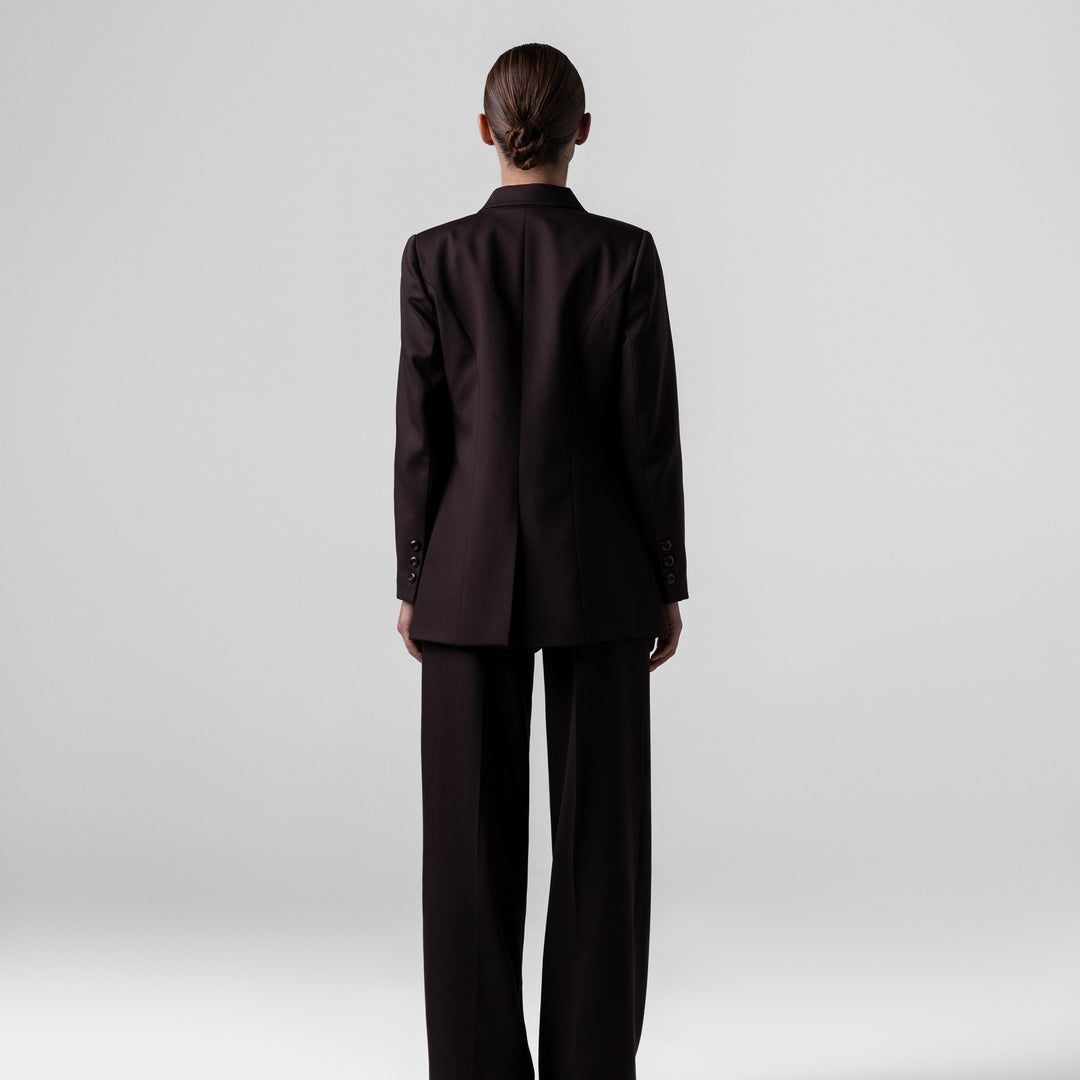 BASIC BROWN SUIT SET