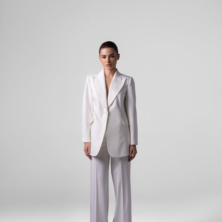 Basic White Suit Set