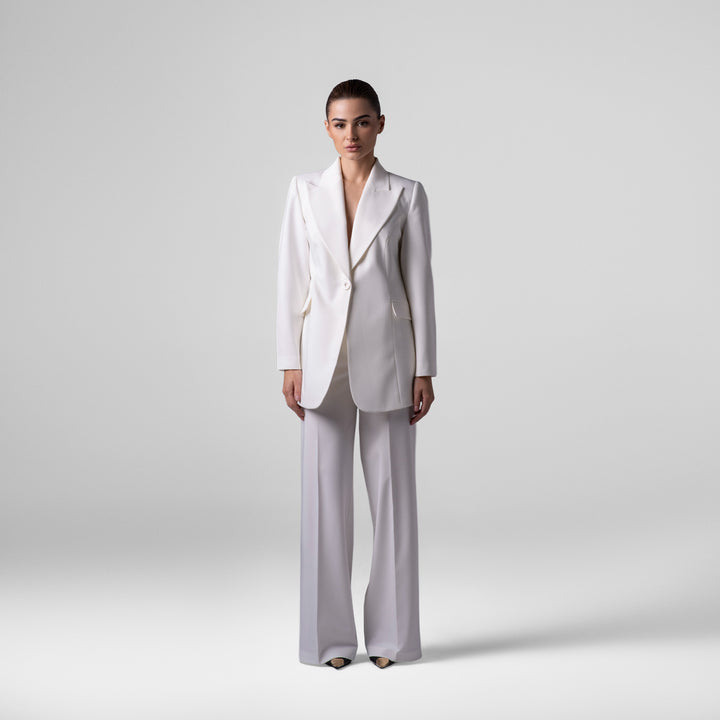 Basic White Suit Set