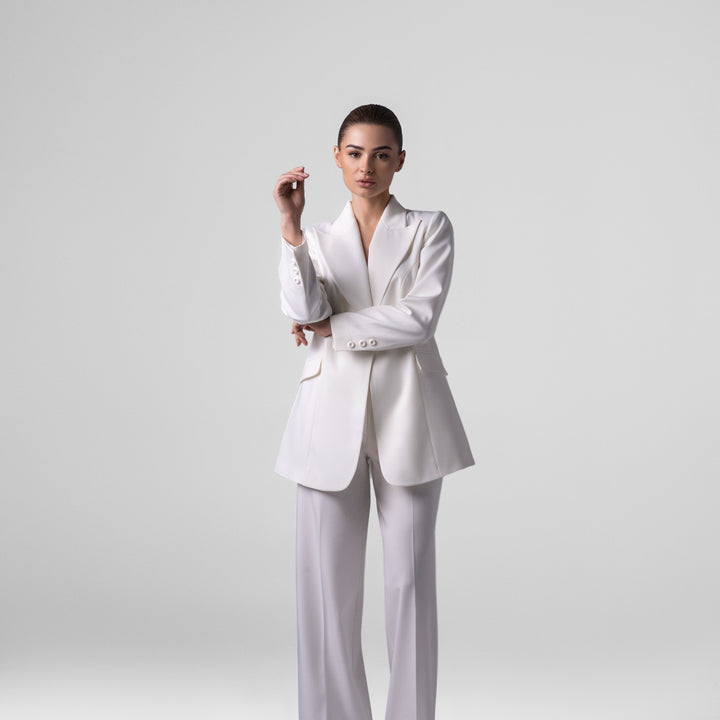 Basic White Suit Set