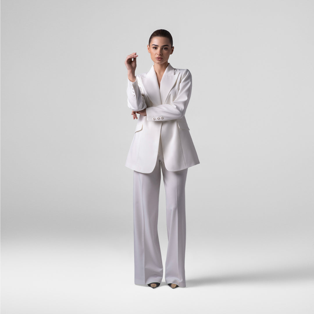 Basic White Suit Set