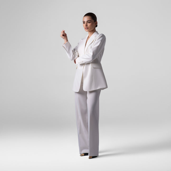 Basic White Suit Set