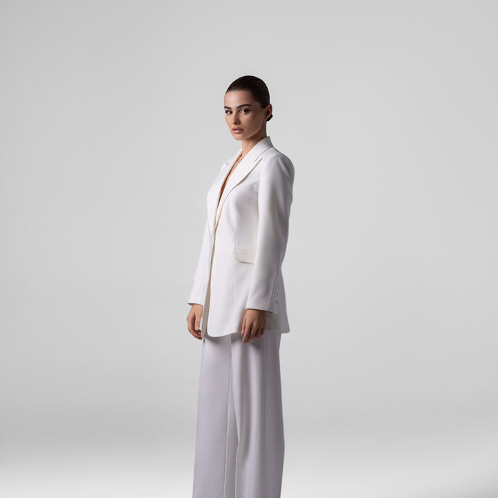 Basic White Suit Set