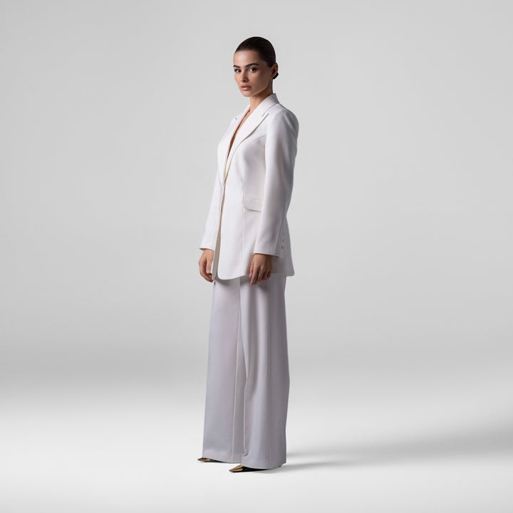 Basic White Suit Set