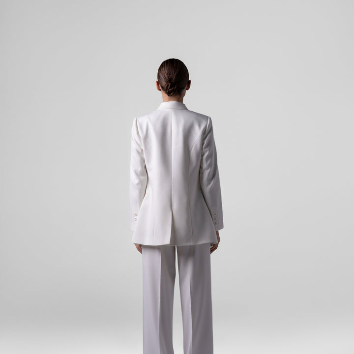 Basic White Suit Set