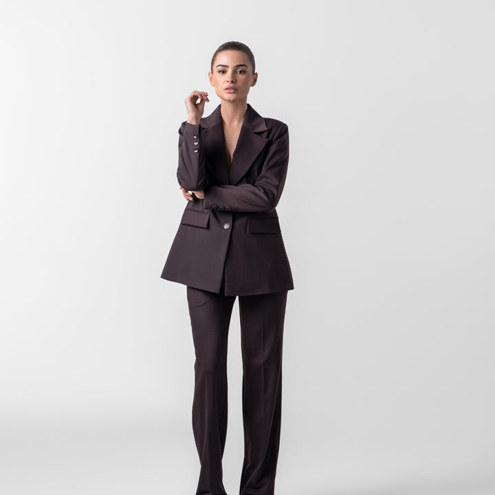 The Timeless Brown Suit
