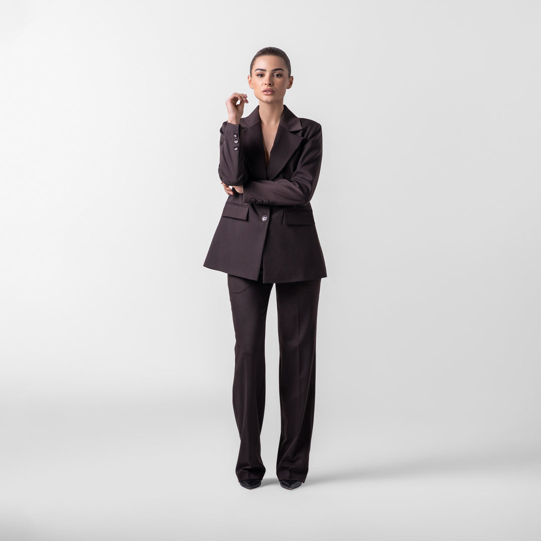 The Timeless Brown Suit