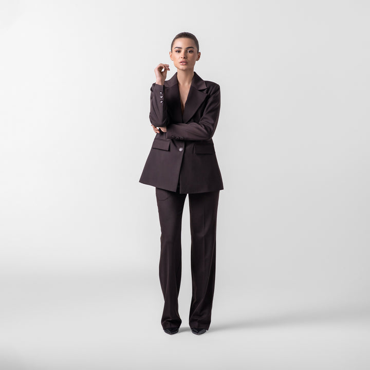 The Timeless Brown Suit