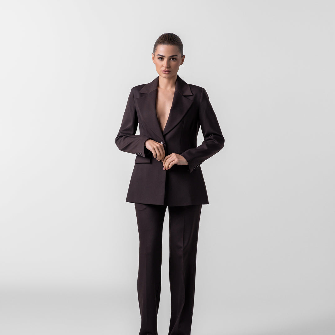 The Timeless Brown Suit