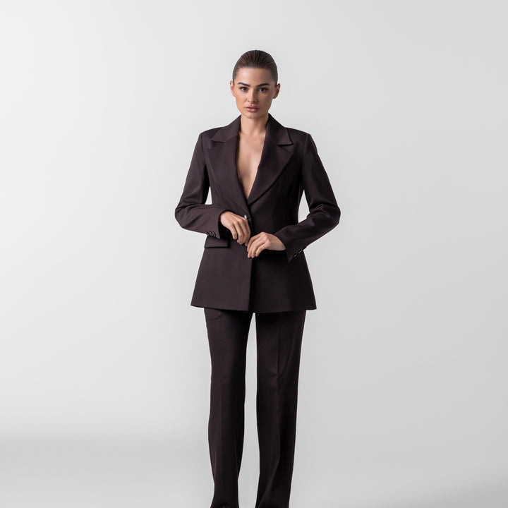 The Timeless Brown Suit