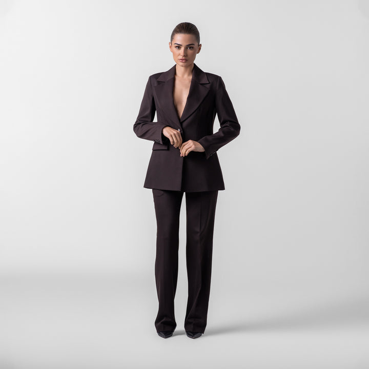 The Timeless Brown Suit