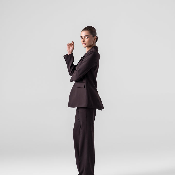 The Timeless Brown Suit