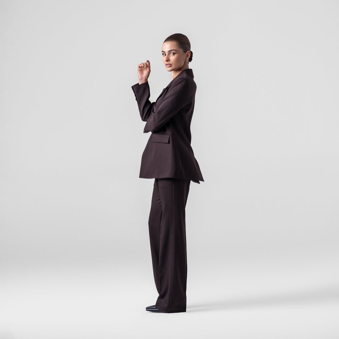The Timeless Brown Suit