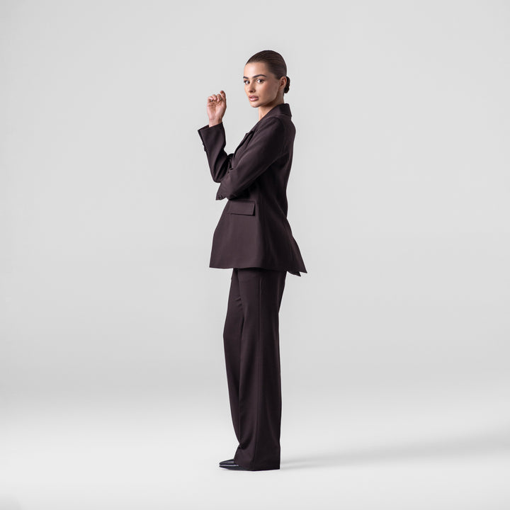 The Timeless Brown Suit