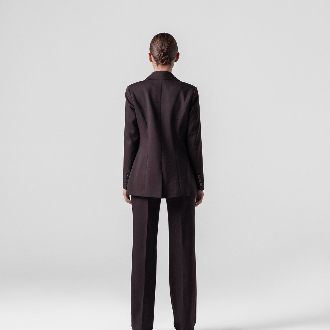 The Timeless Brown Suit