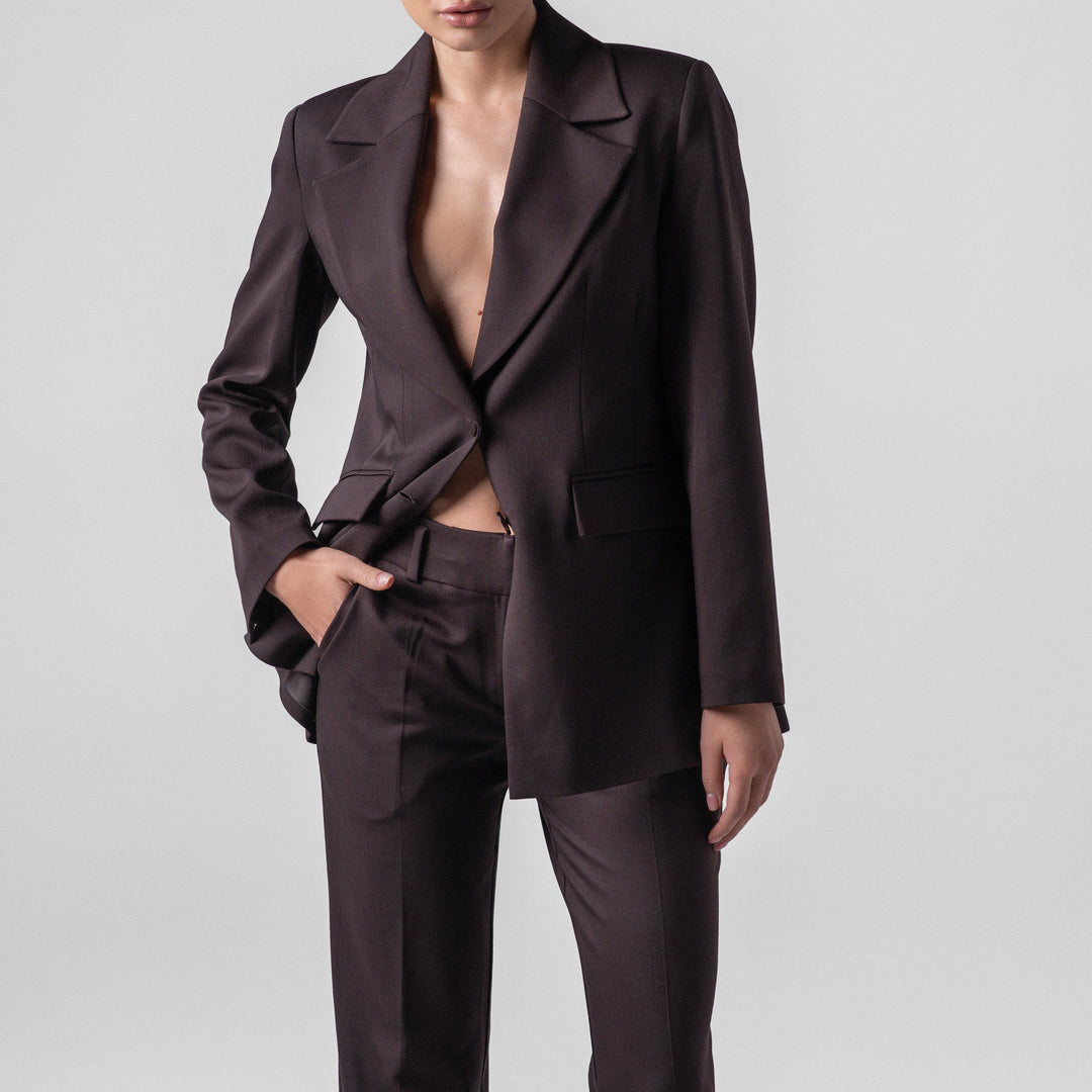 The Timeless Brown Suit