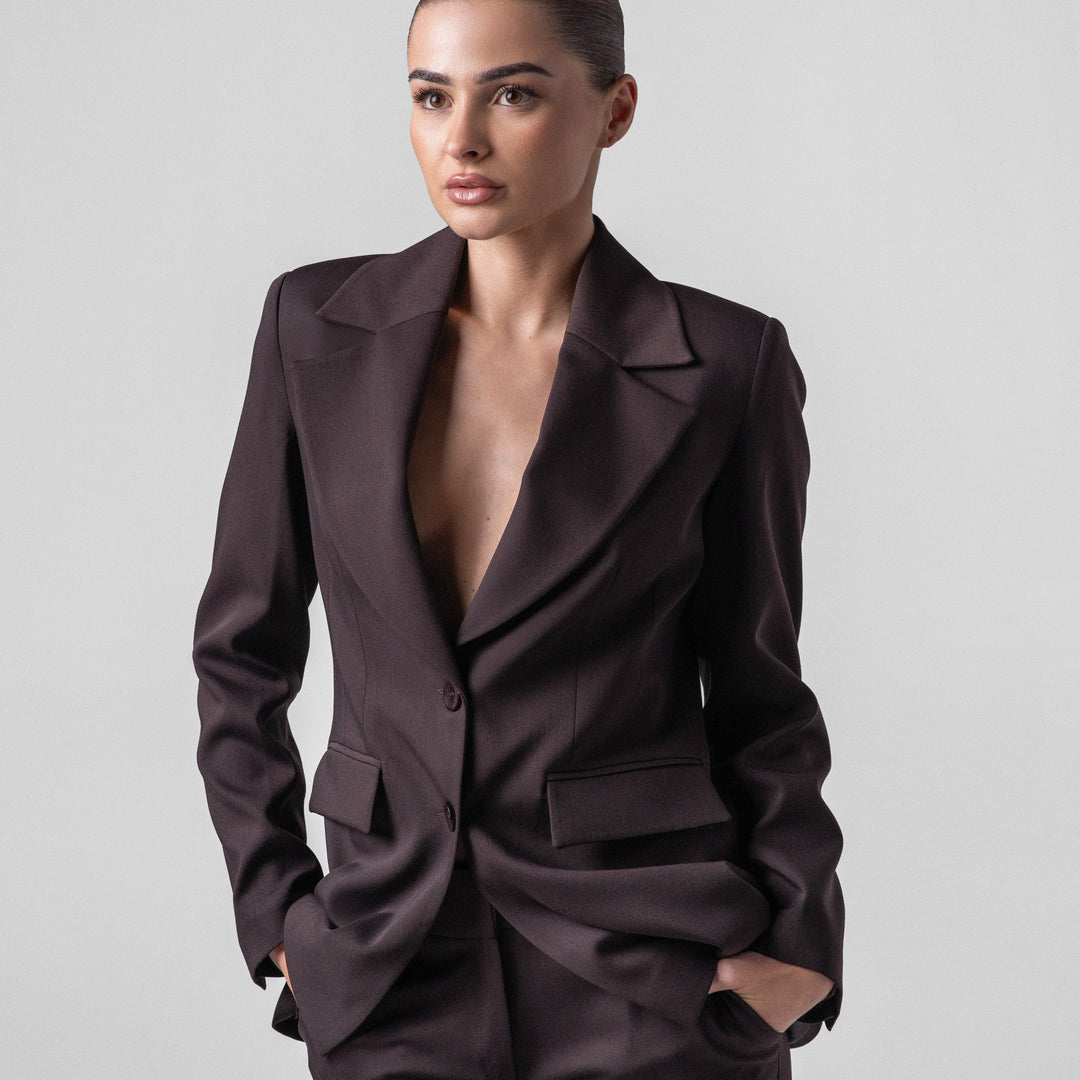 The Timeless Brown Suit