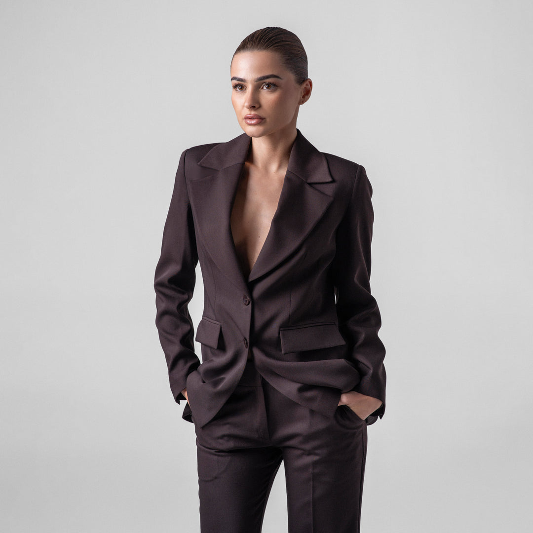 The Timeless Brown Suit